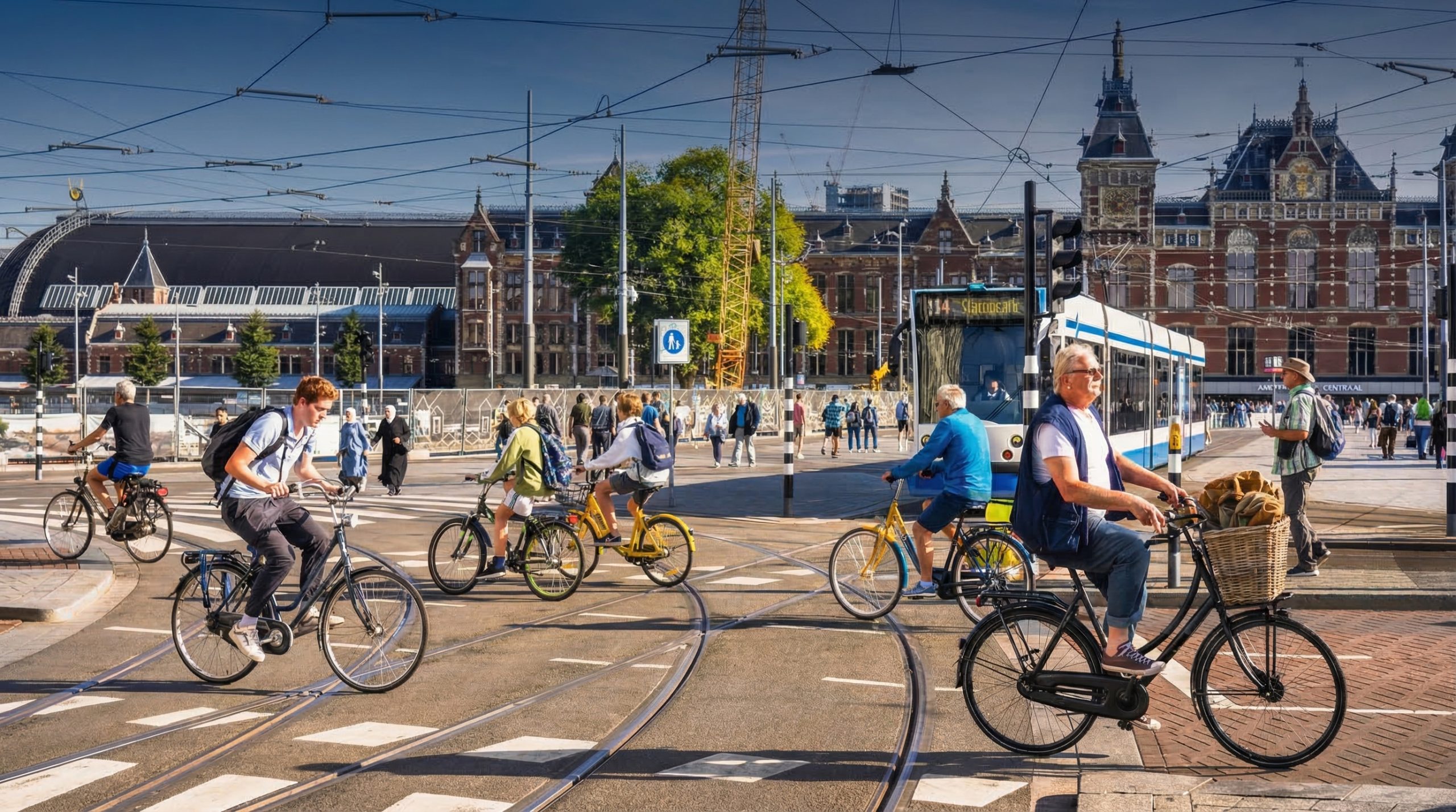 VISSIM-verkeersanalyse Schiekadeblok Rotterdam